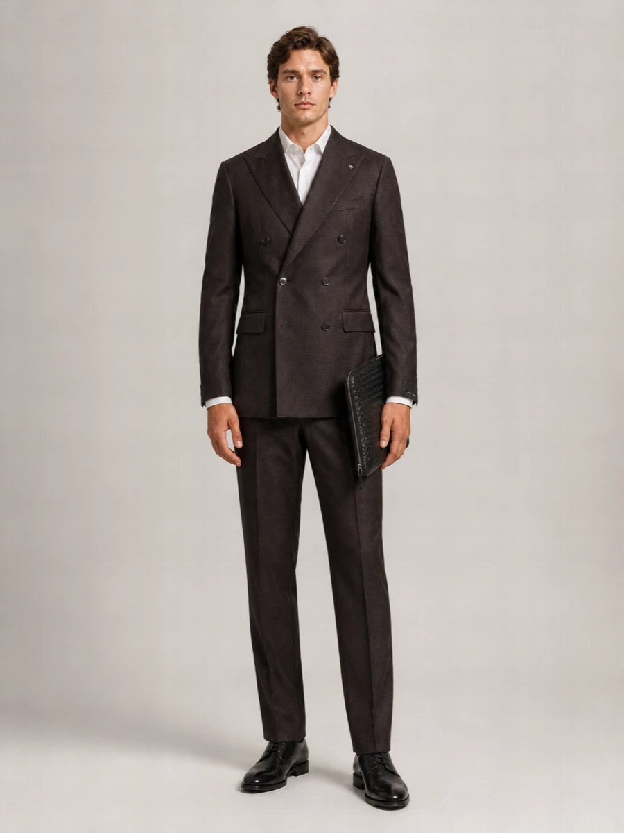 Tagliatore virgin wool double-breasted suit