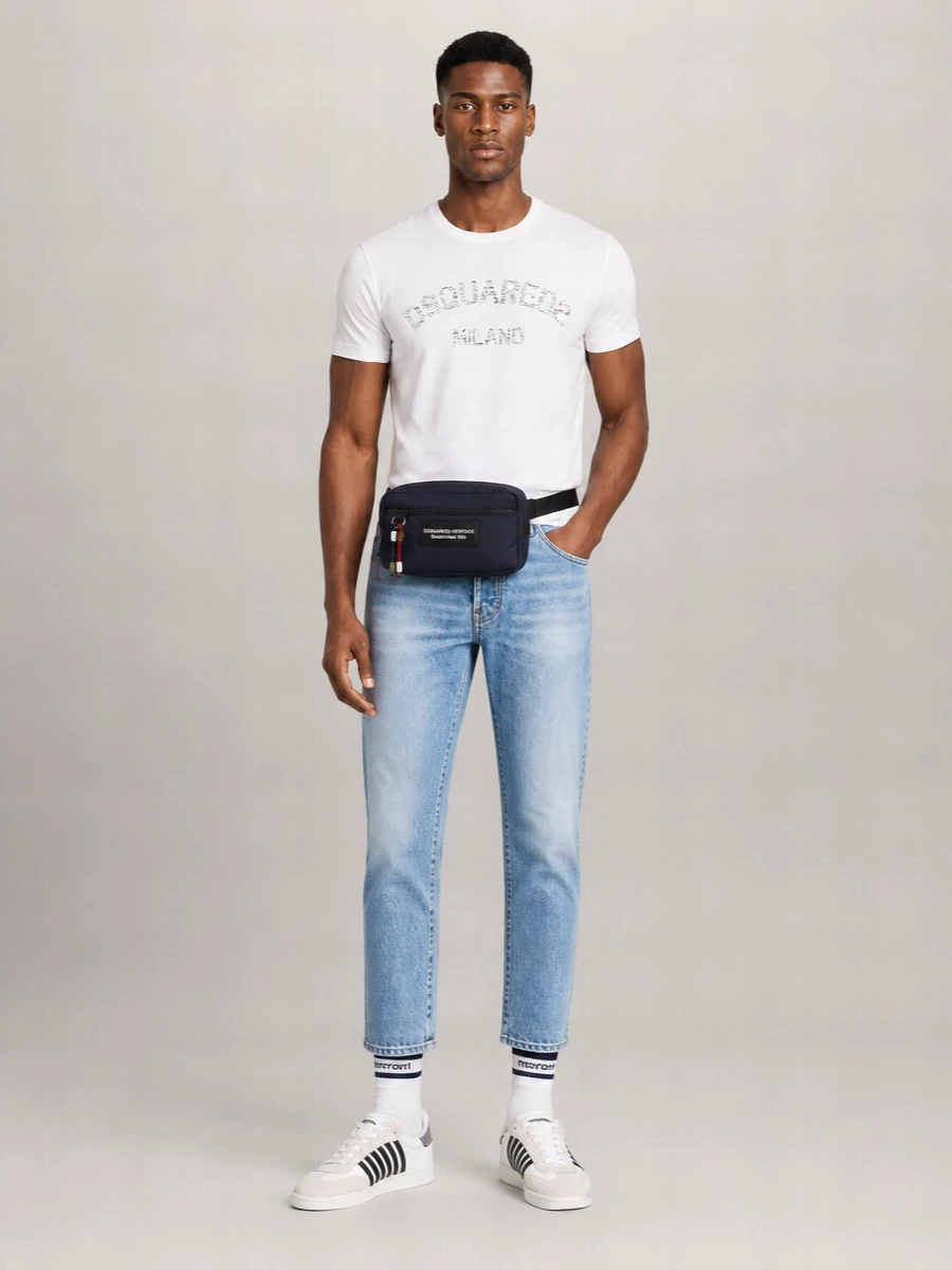 Dsquared2 Cotton Loose-Fit Printed T-Shirt