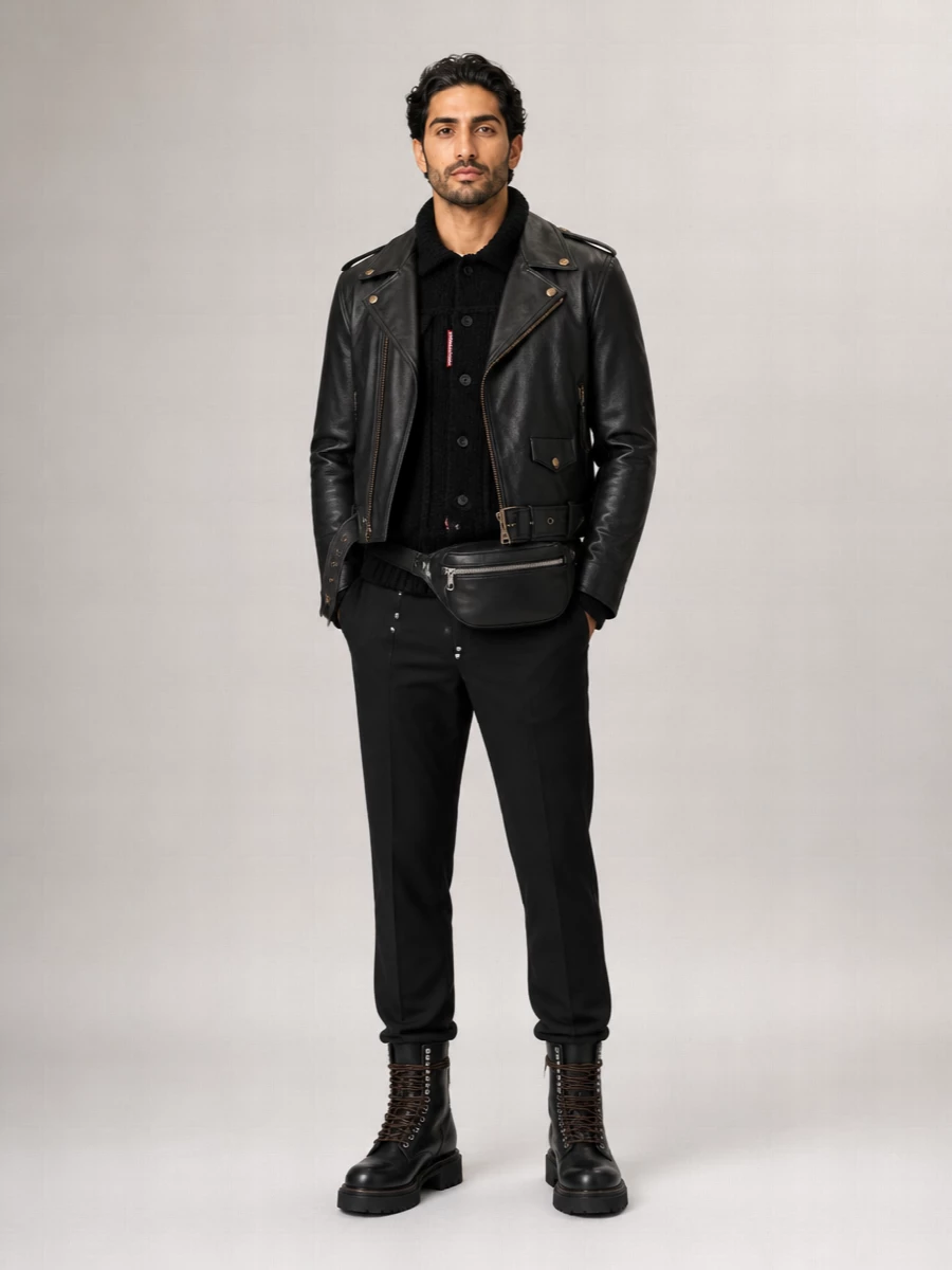 Rick Owens Leather Belt Bag