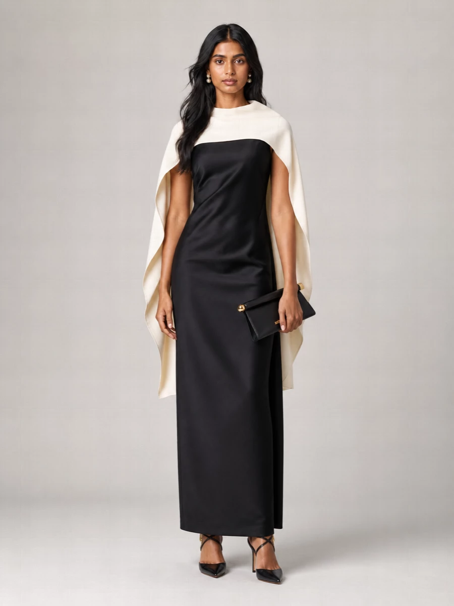 Jean Paul Gaultier Wool Knee-Length Dress