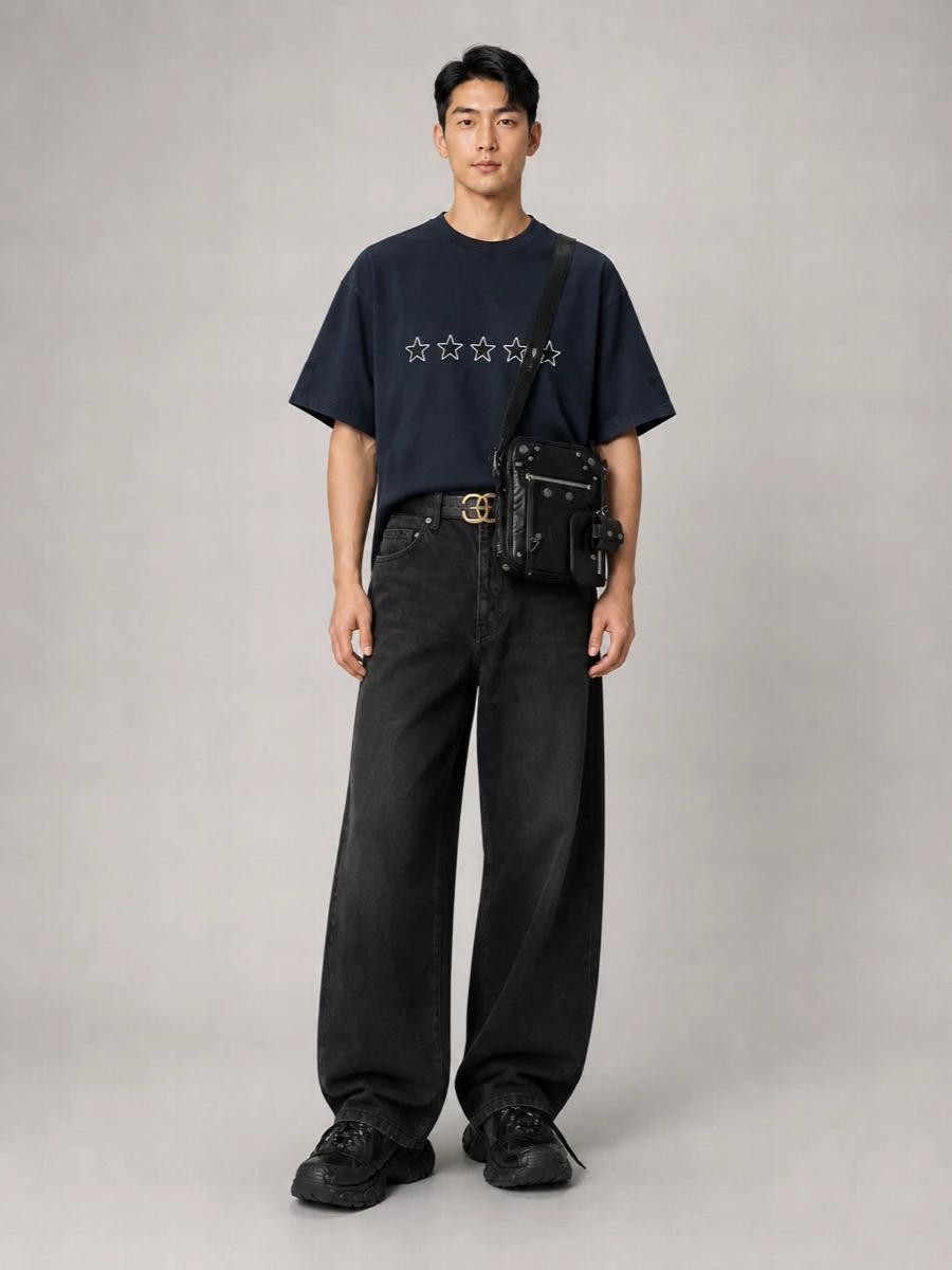 Balenciaga Cotton Oversized Twisted T-Shirt