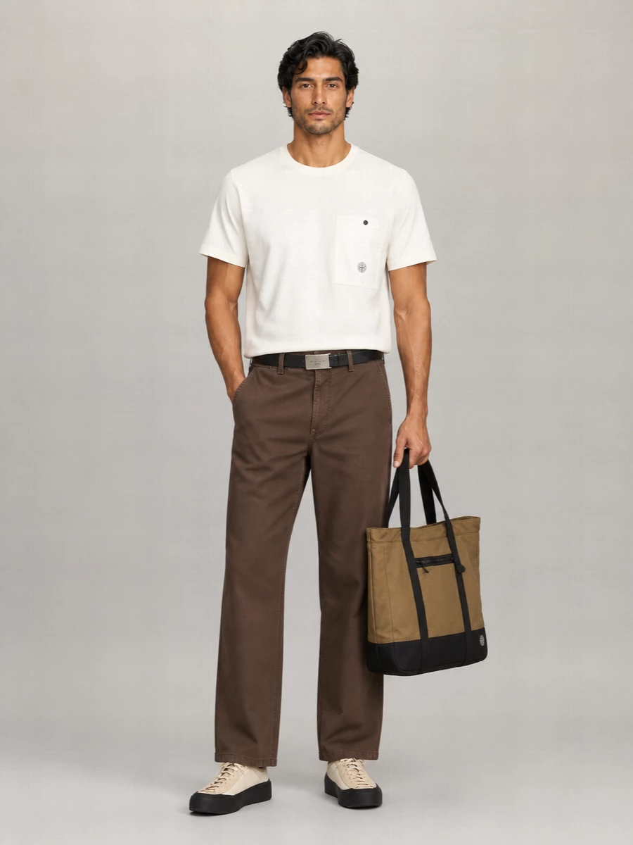 Stone Island Denim Loose-Fit Jeans