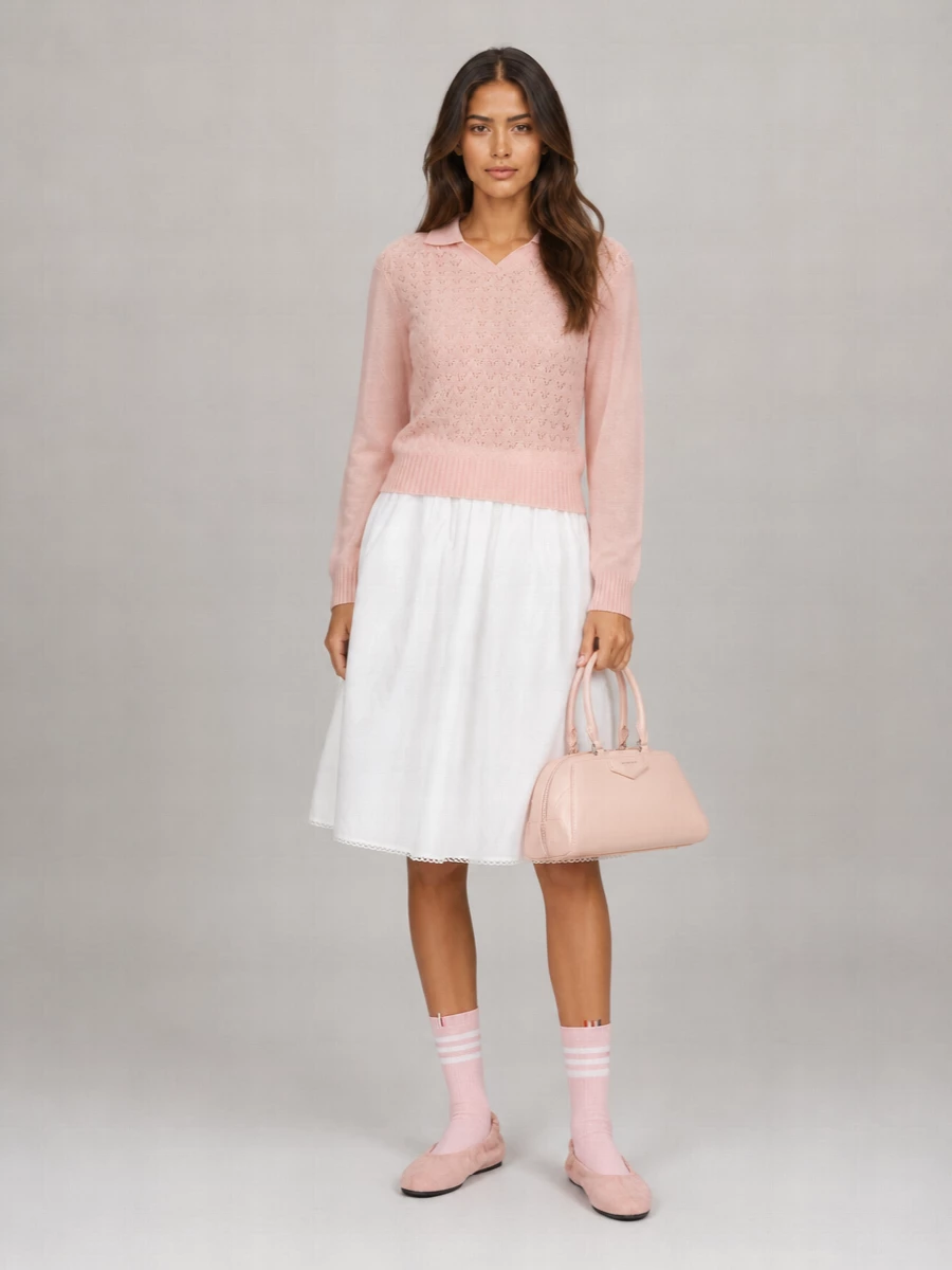 Miu Miu Cashmere Polo Jumper