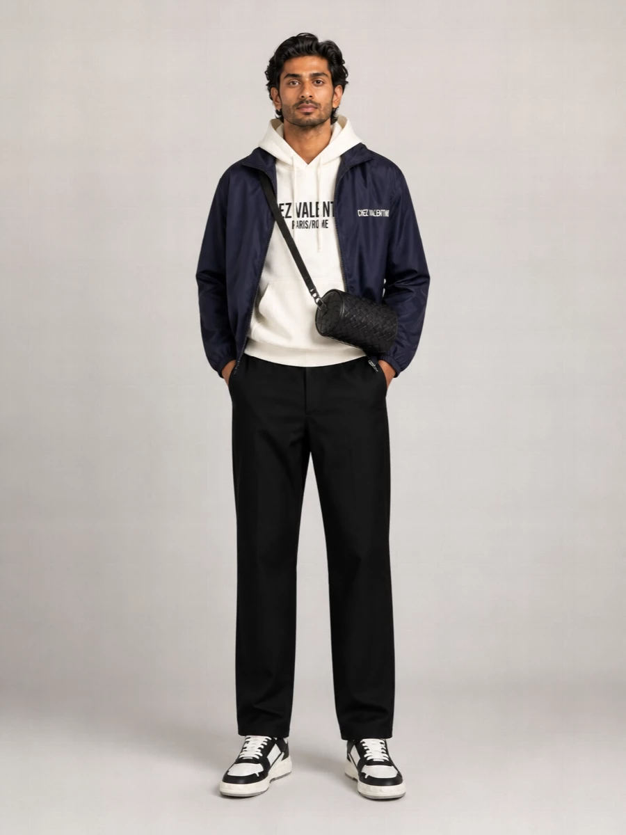 Valentino Garavani Nylon Hooded Jacket