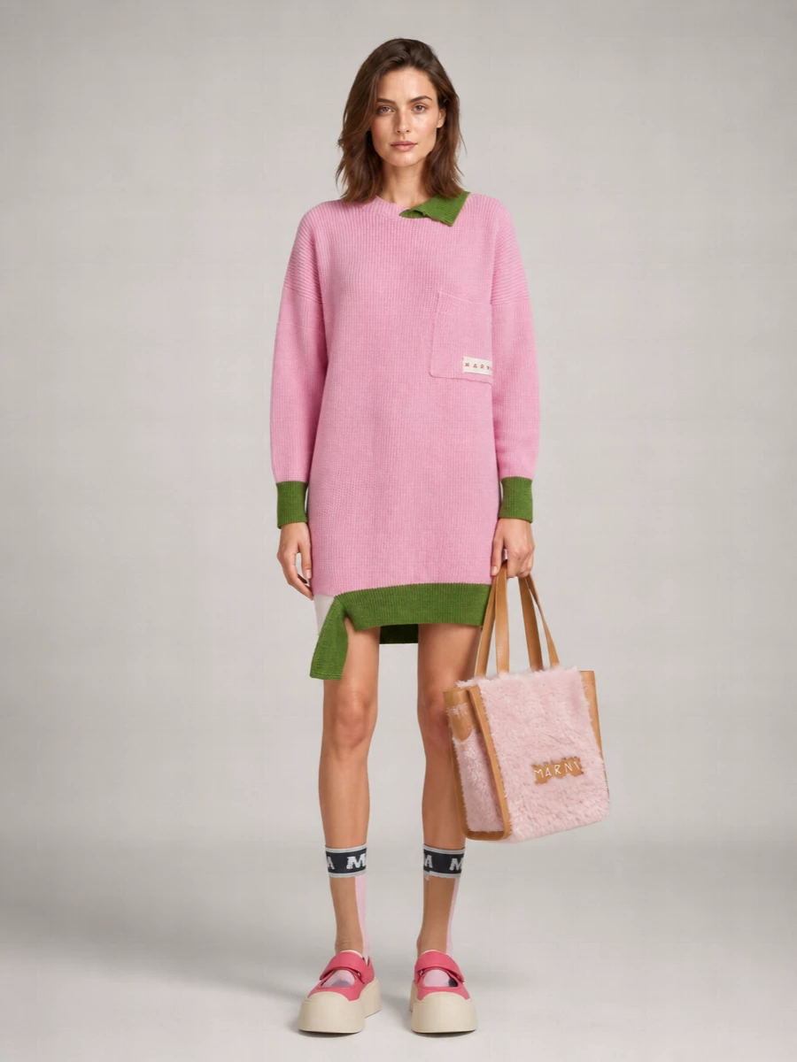 Marni Cotton Color-Block Socks