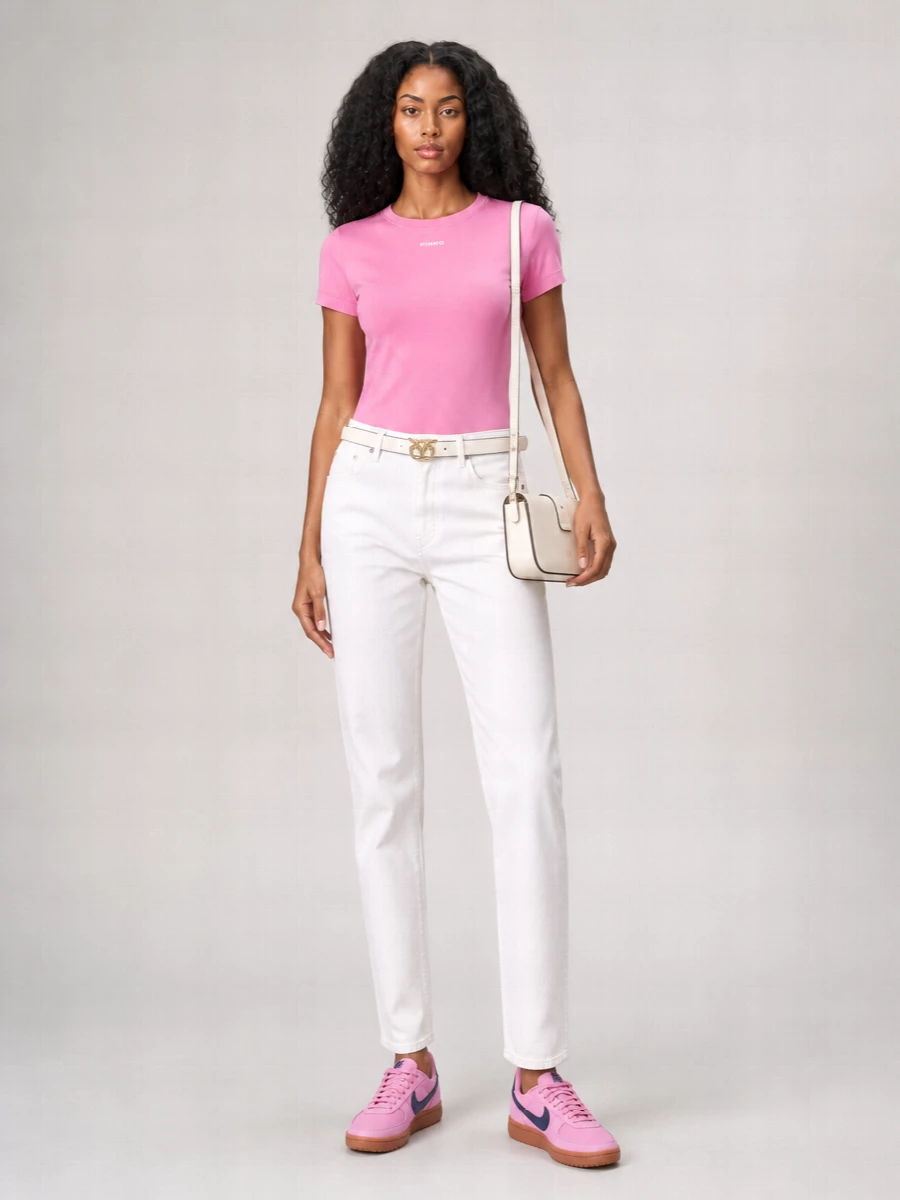 Pinko Cotton Short-Sleeve T-Shirt