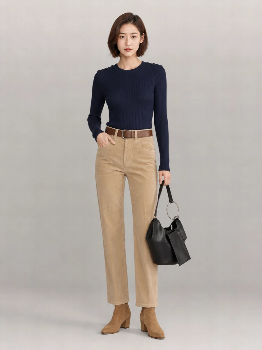 Dondup Corduroy Wide-Leg Trousers