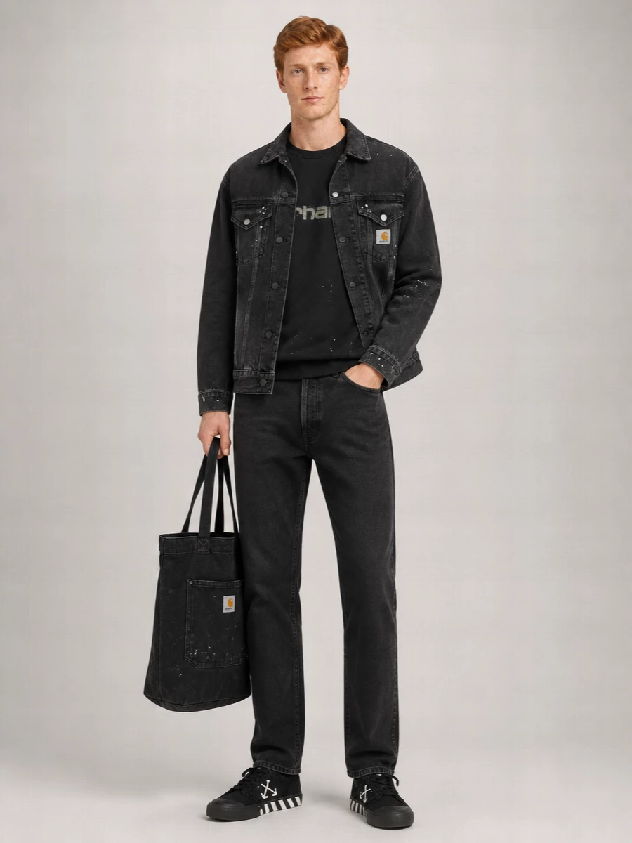 Carhartt Wip Denim Helston Jacket
