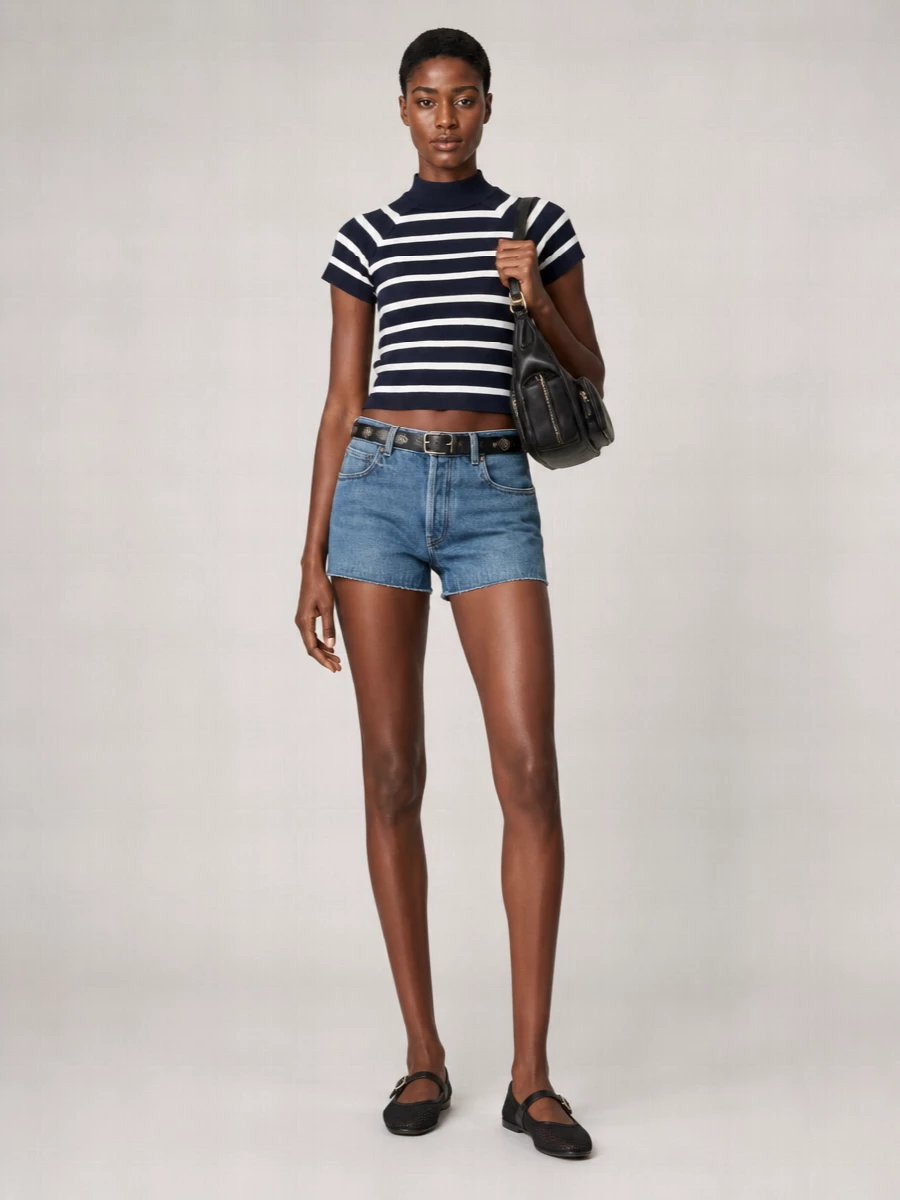 Miu Miu Denim Mini Shorts