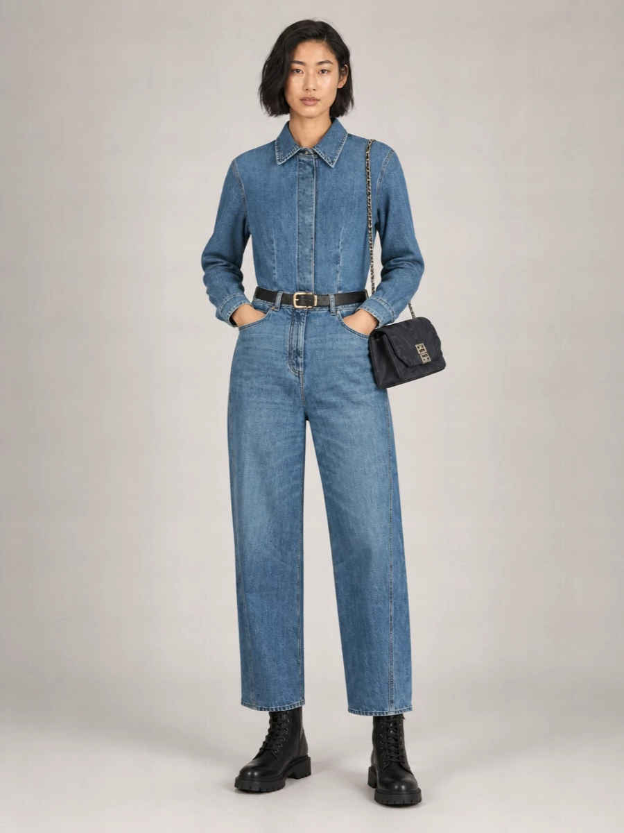Givenchy Denim Jumpsuit