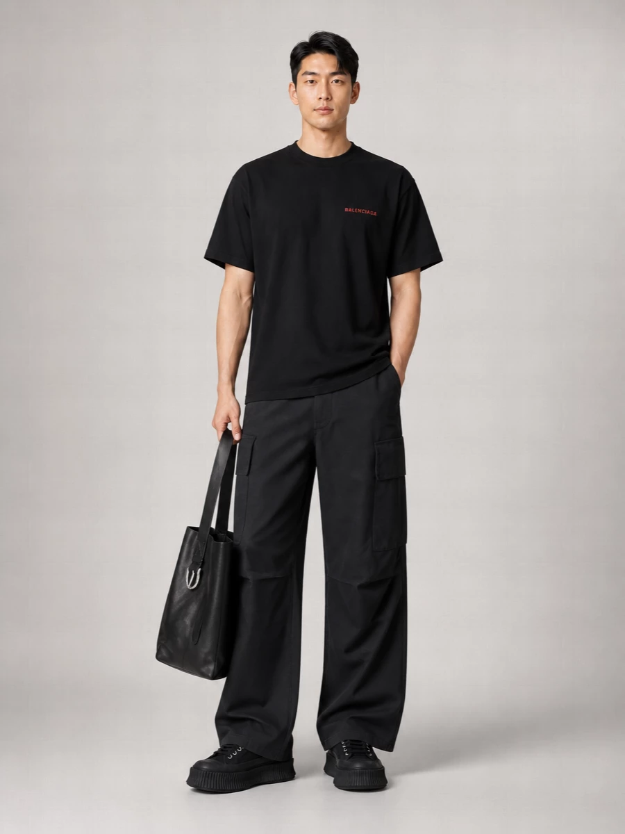 Balenciaga Cotton Logo T-Shirt