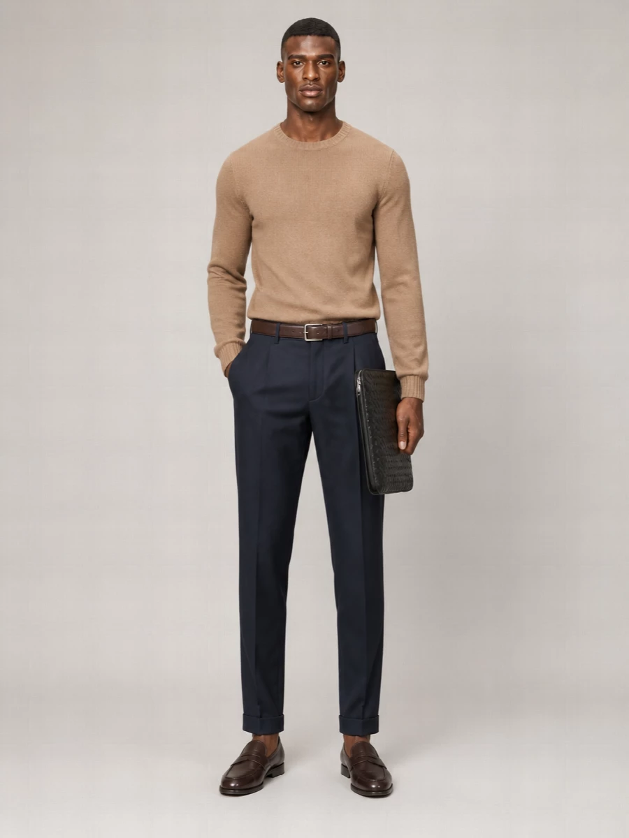 Pt Torino Cotton Tailored Trousers