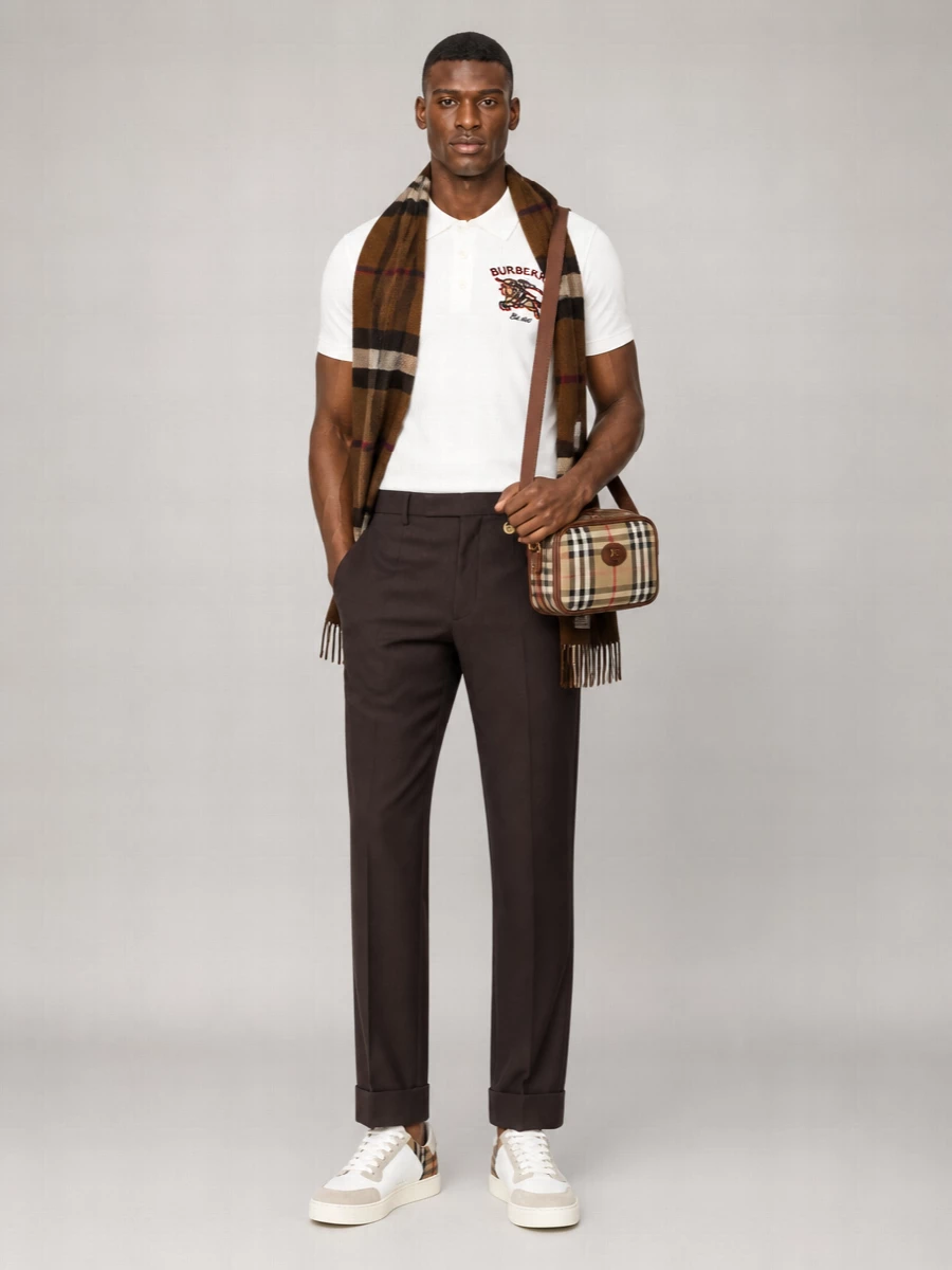 Burberry cotton piqué polo shirt