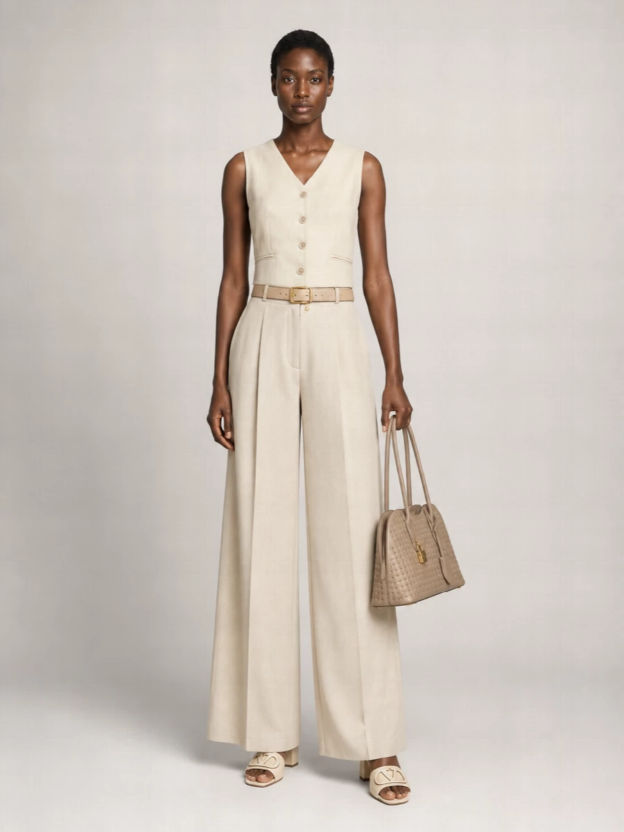 Max Mara Linen Knitted Vest