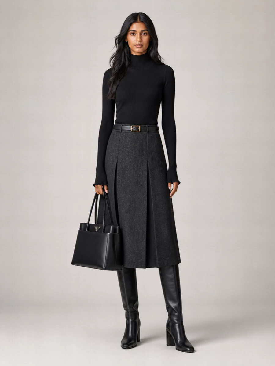 Prada Pleated Skirt
