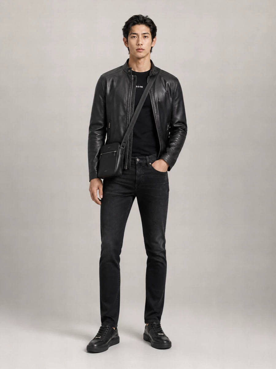 Boss Lamb Leather Coat