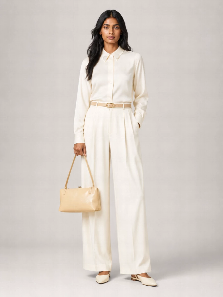Jil Sander Silk Tailored Trousers