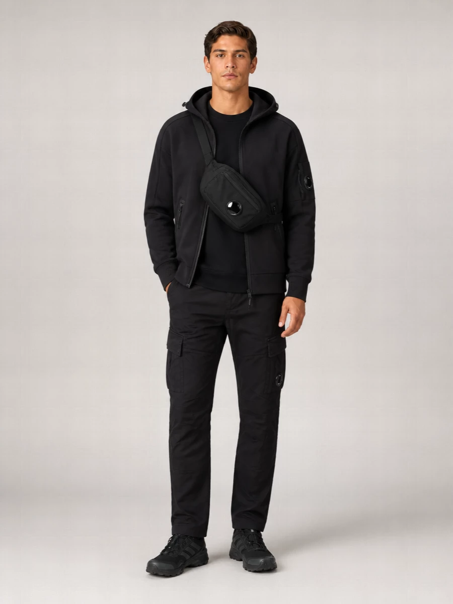C.p. Company Cotton Hooded Zip Jacket
