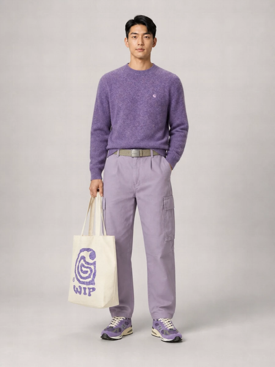 Carhartt Wip Organic Cotton Wide-Leg Trousers