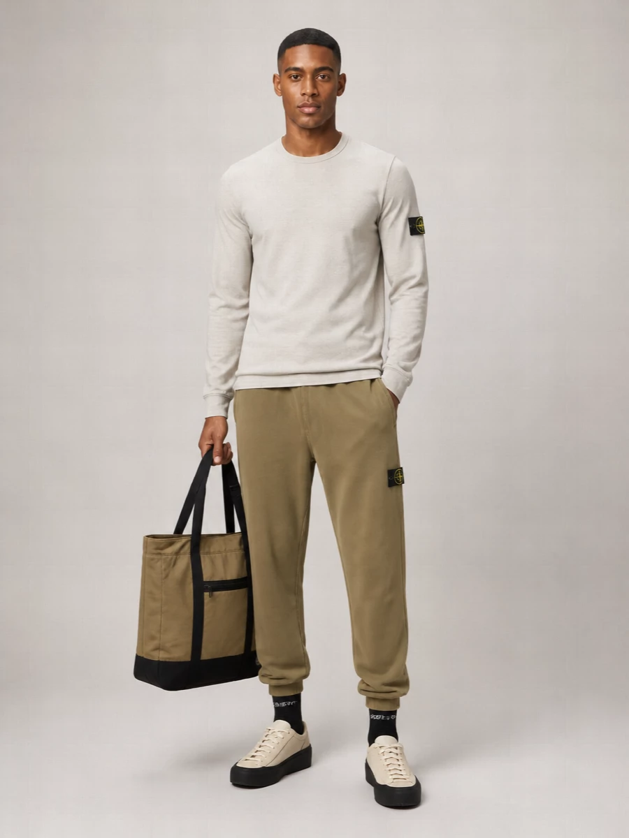 Stone Island Loose Fit Trousers