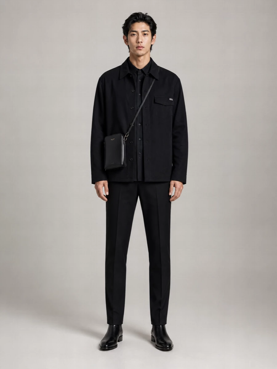 Saint Laurent Cotton Overshirt Jacket