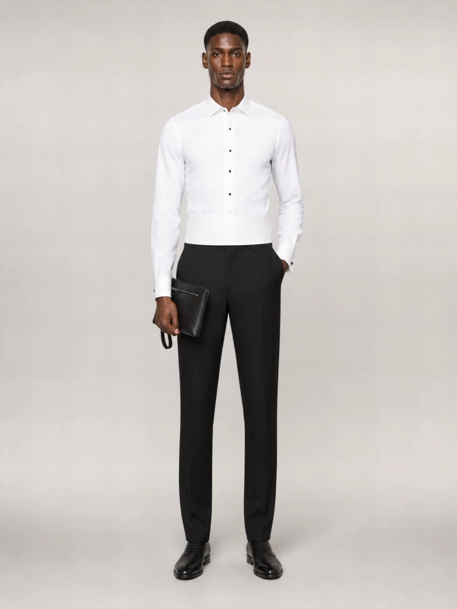 Boss Tailored Cotton Dress Shirt Cufflinks