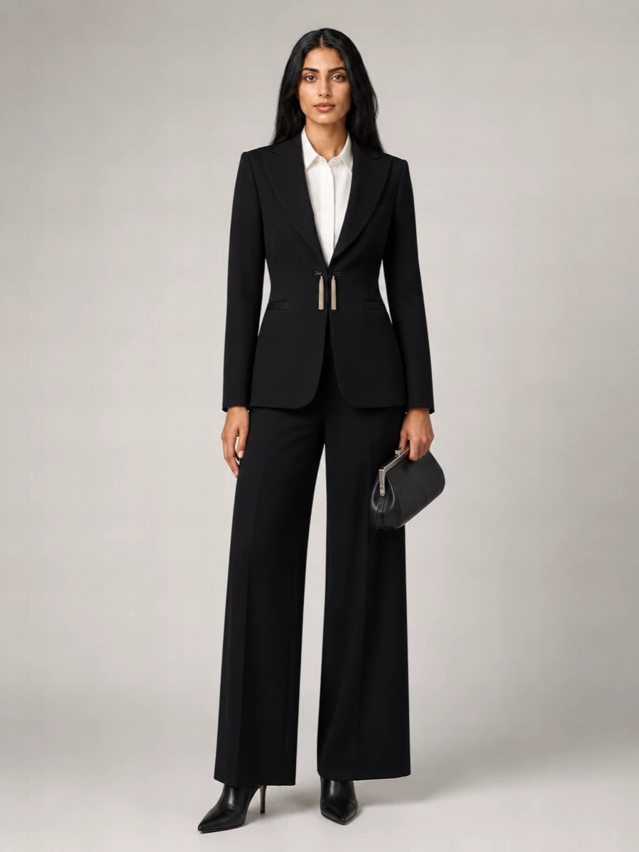 Max Mara Virgin Wool Single-Breasted Blazer
