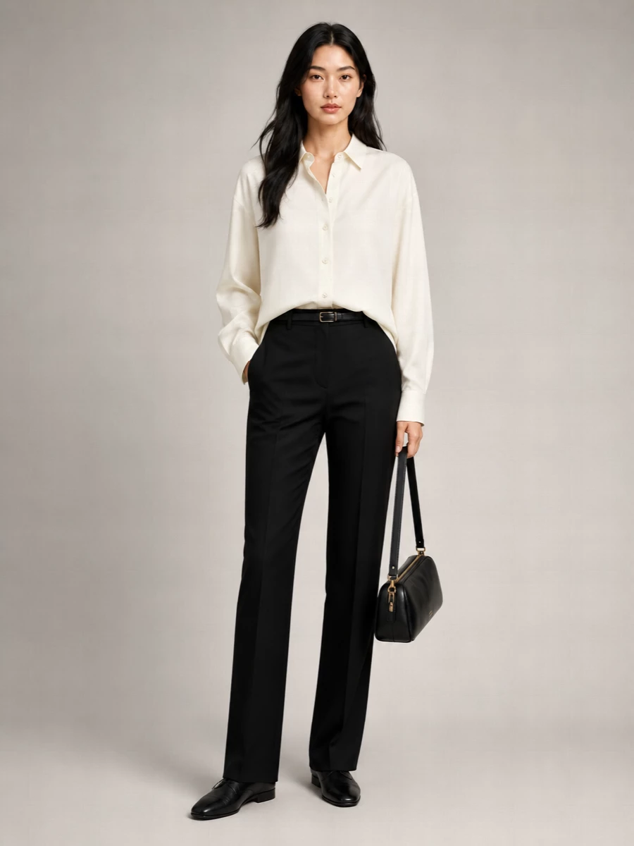 The Row Cotton Cashmere Shirt