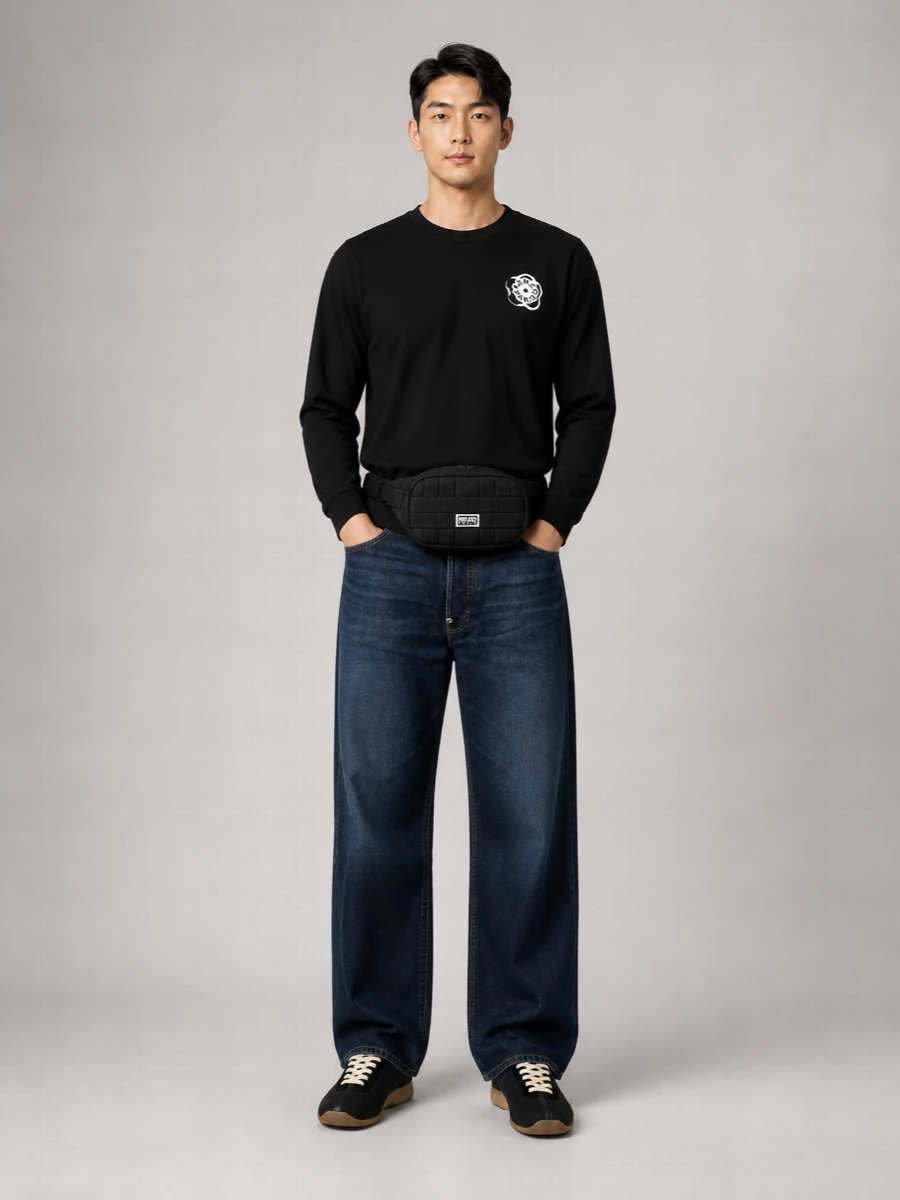 Kenzo Cotton Relaxed-Fit Long-Sleeve Logo-Print T-Shirt