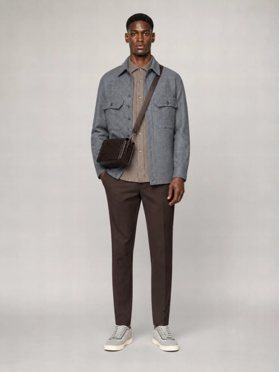 Brunello Cucinelli Wool Shirt Jacket