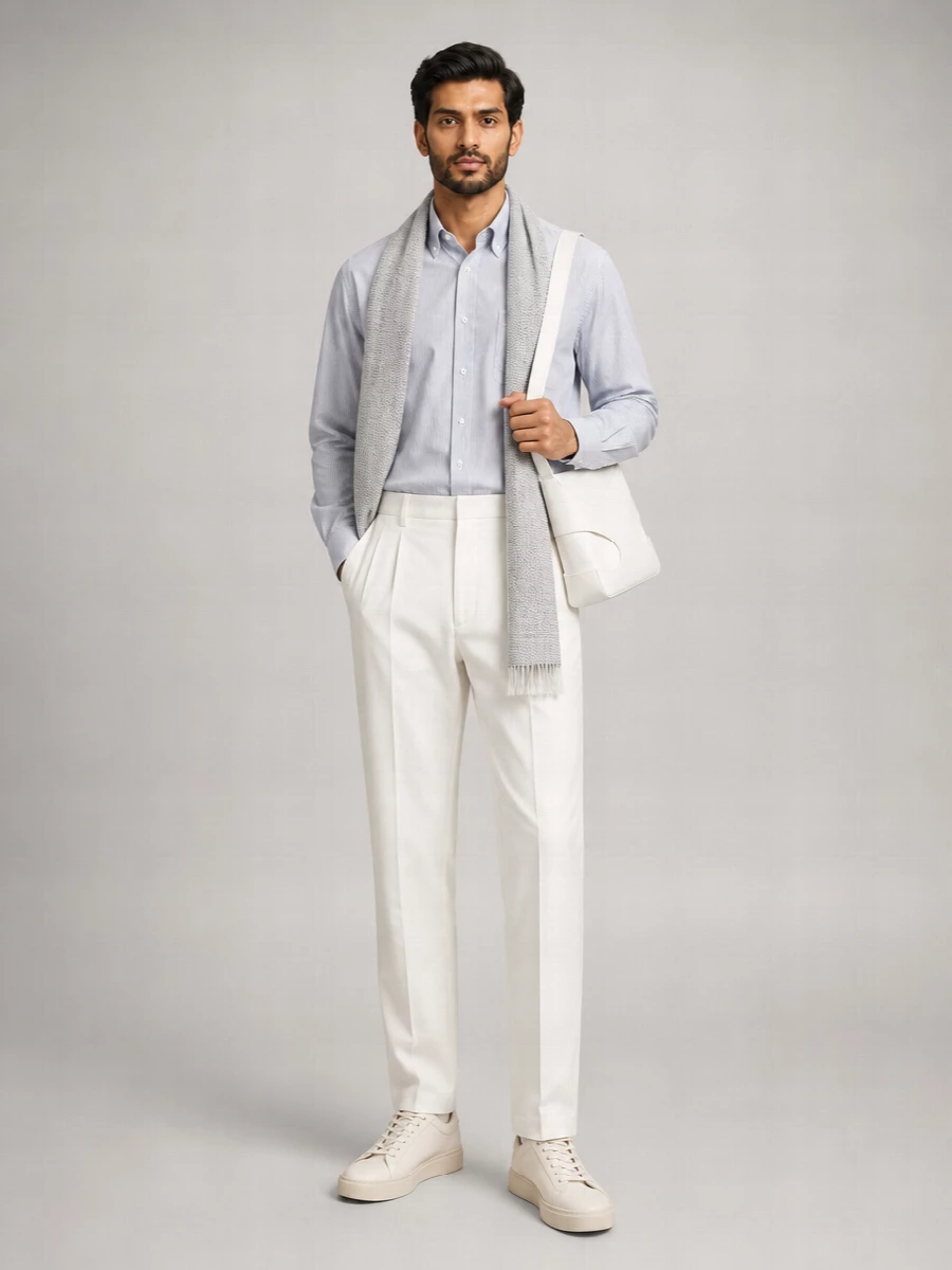 The Row Embroidered Poplin Shirt