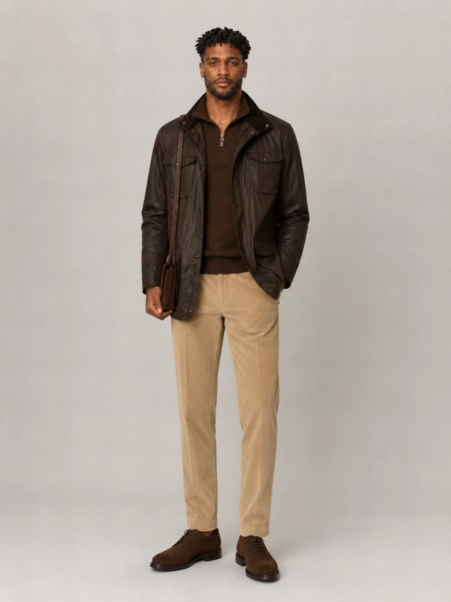 Barbour 'Ogston' Waxed Cotton Jacket
