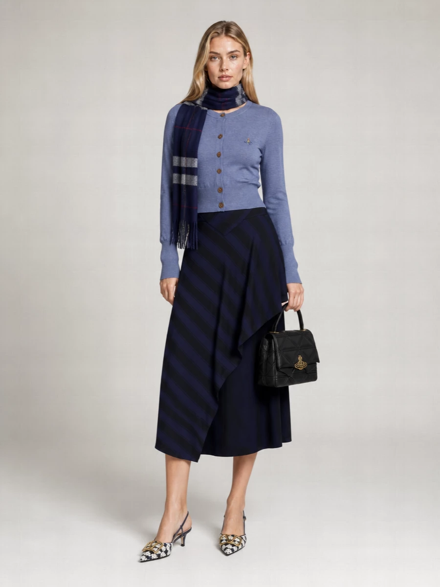 Burberry Cashmere Checked Scarf