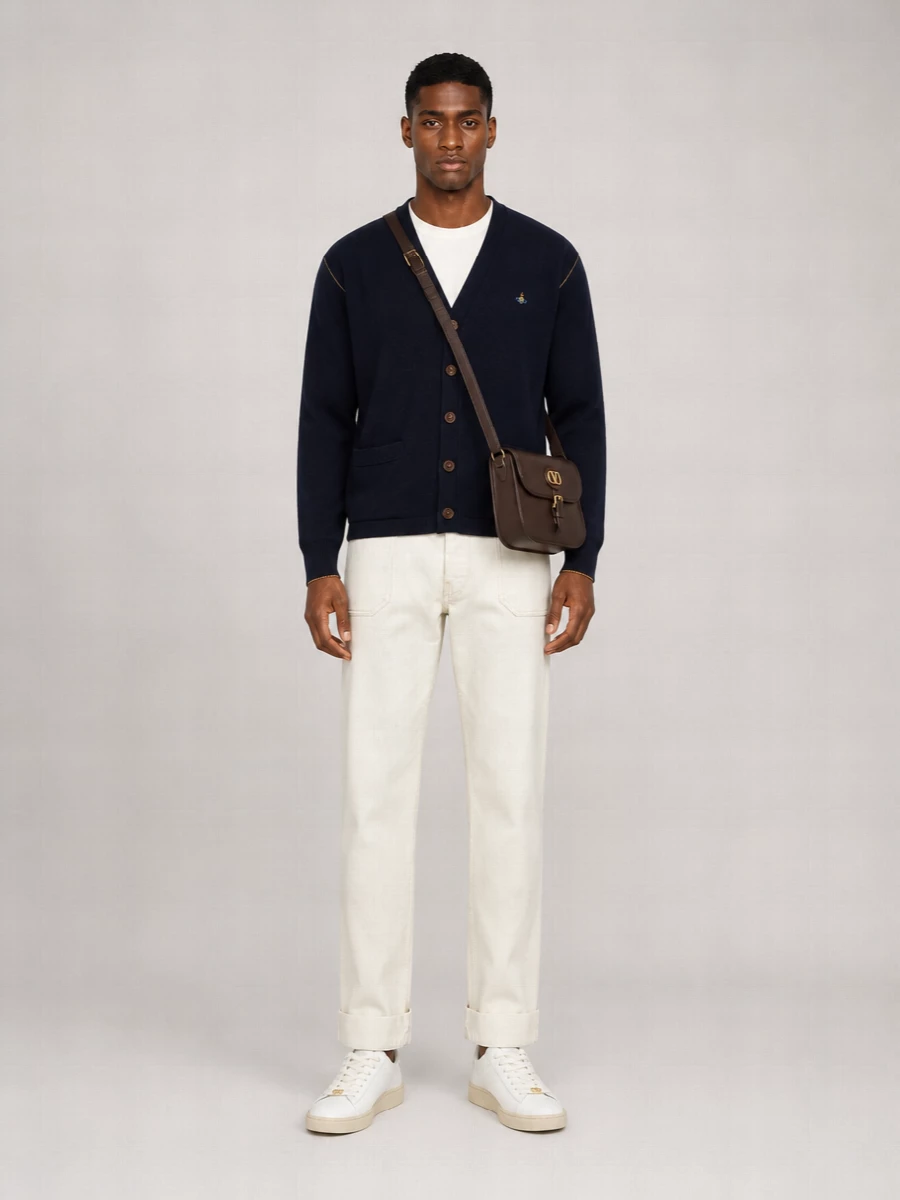 Vivienne Westwood Cashmere Merino Wool Cardigan