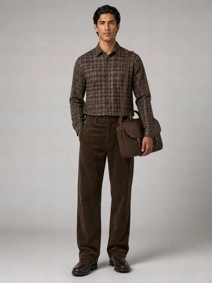 Paul Smith Checked Fringed Scarf