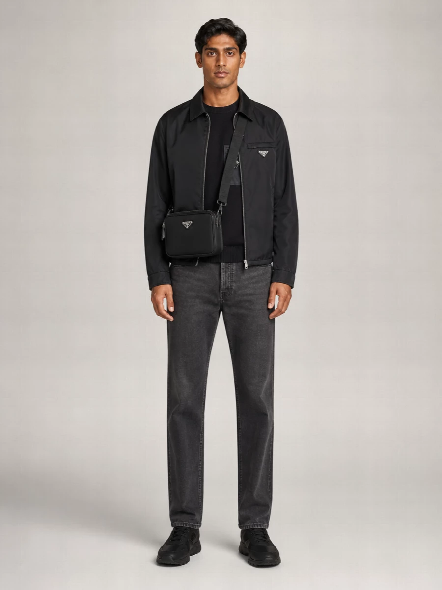 Prada Jackets With Long Sleeves And Collared