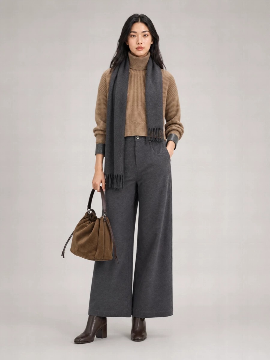 Brunello Cucinelli Suede Shoulder Bag