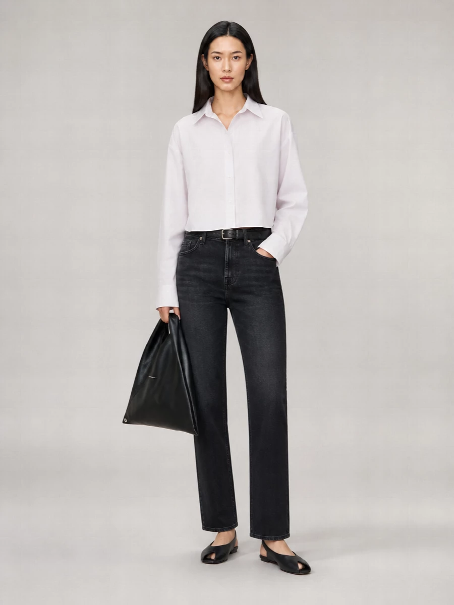 7 For All Mankind Denim High-Rise Flared Jeans