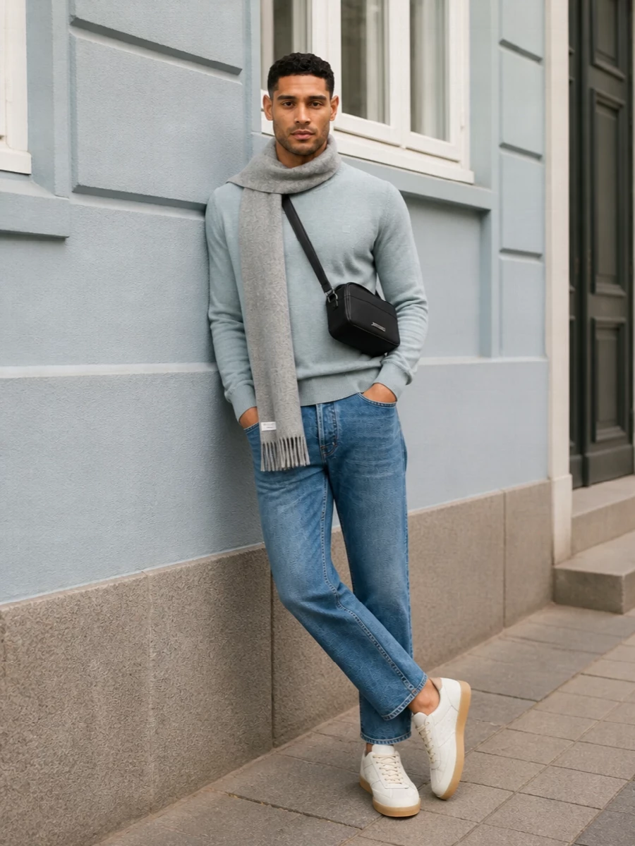 Acne studios jeans minimalist knit sneakers