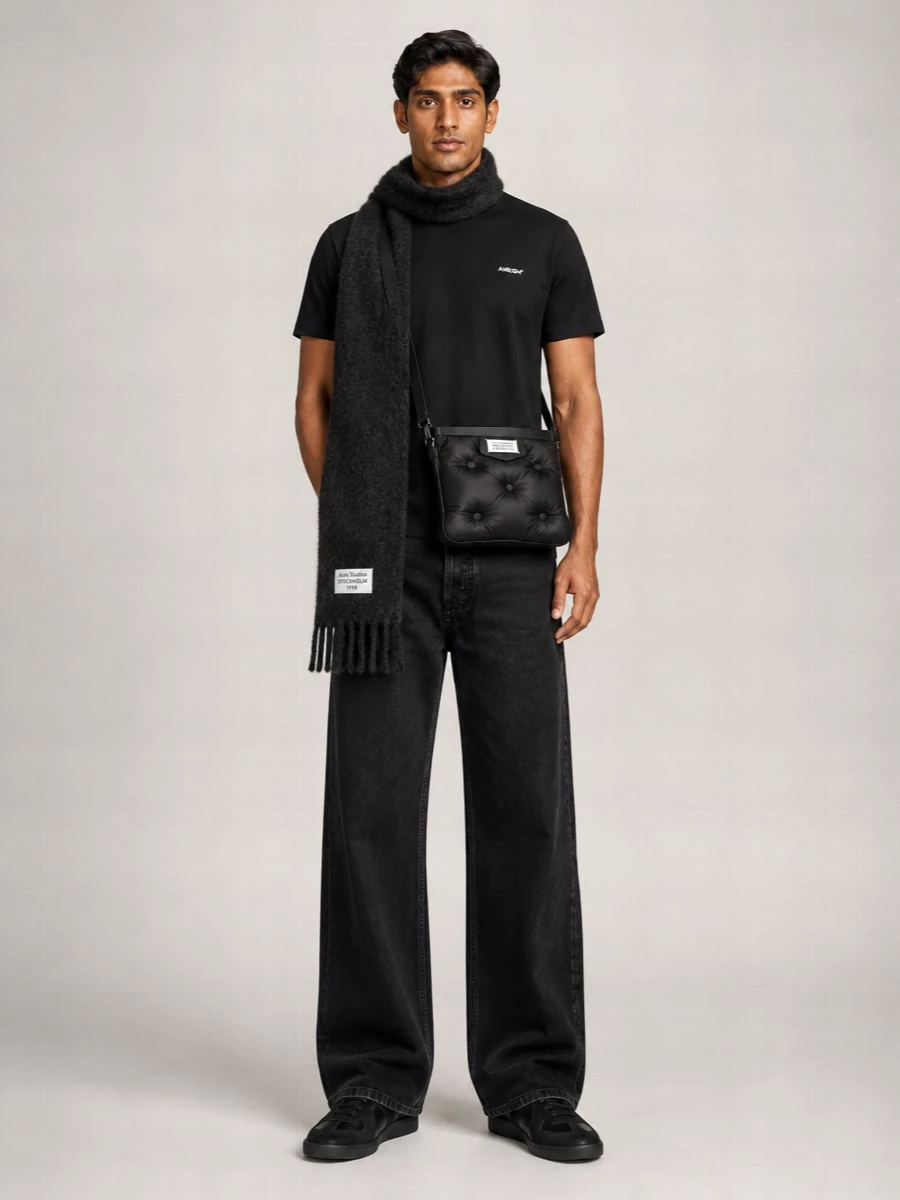 Ambush Cotton Ribbed Crew-Neck T-Shirt Set