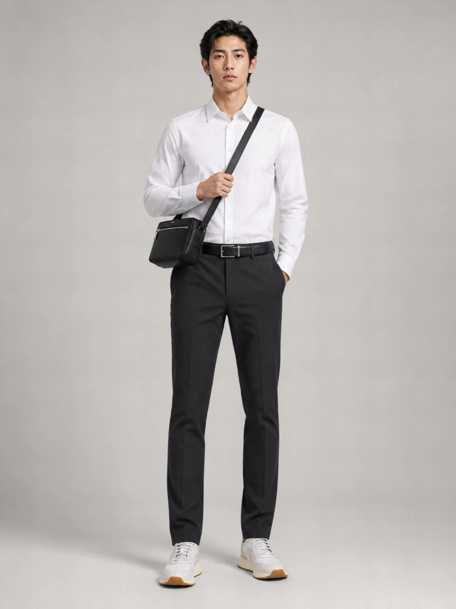 Boss Technical Straight-Leg Trousers