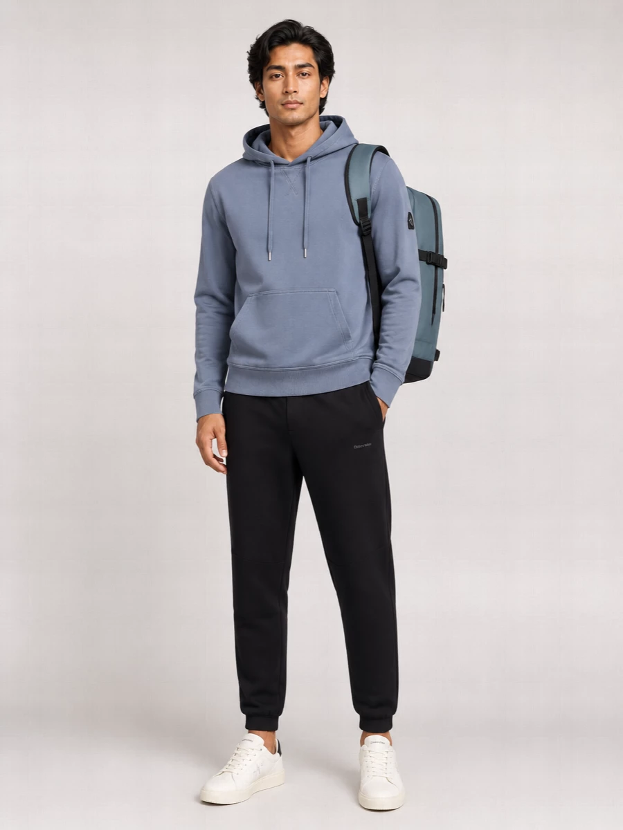 Calvin Klein Polyester Relaxed-Fit Hooded Jacket