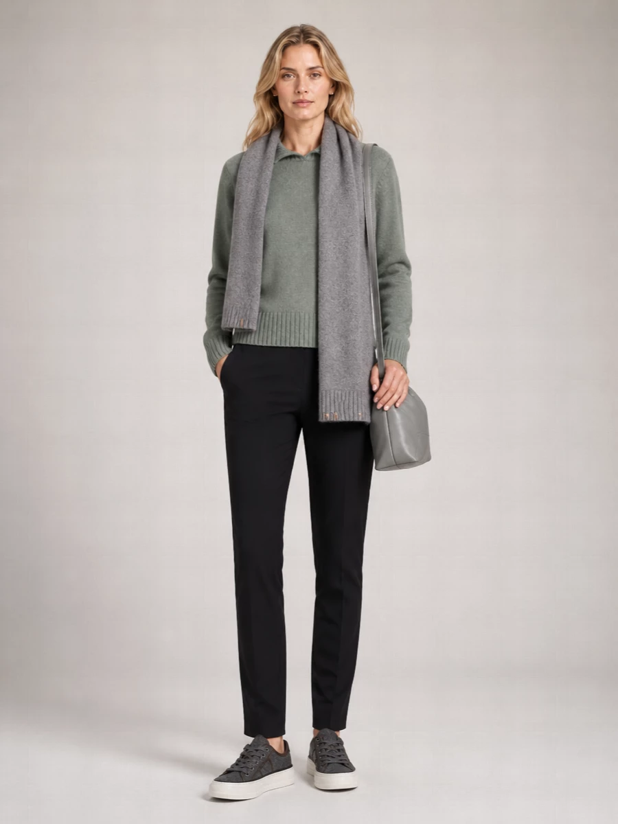 Extreme Cashmere Cashmere Chunky-Knit Polo Sweater