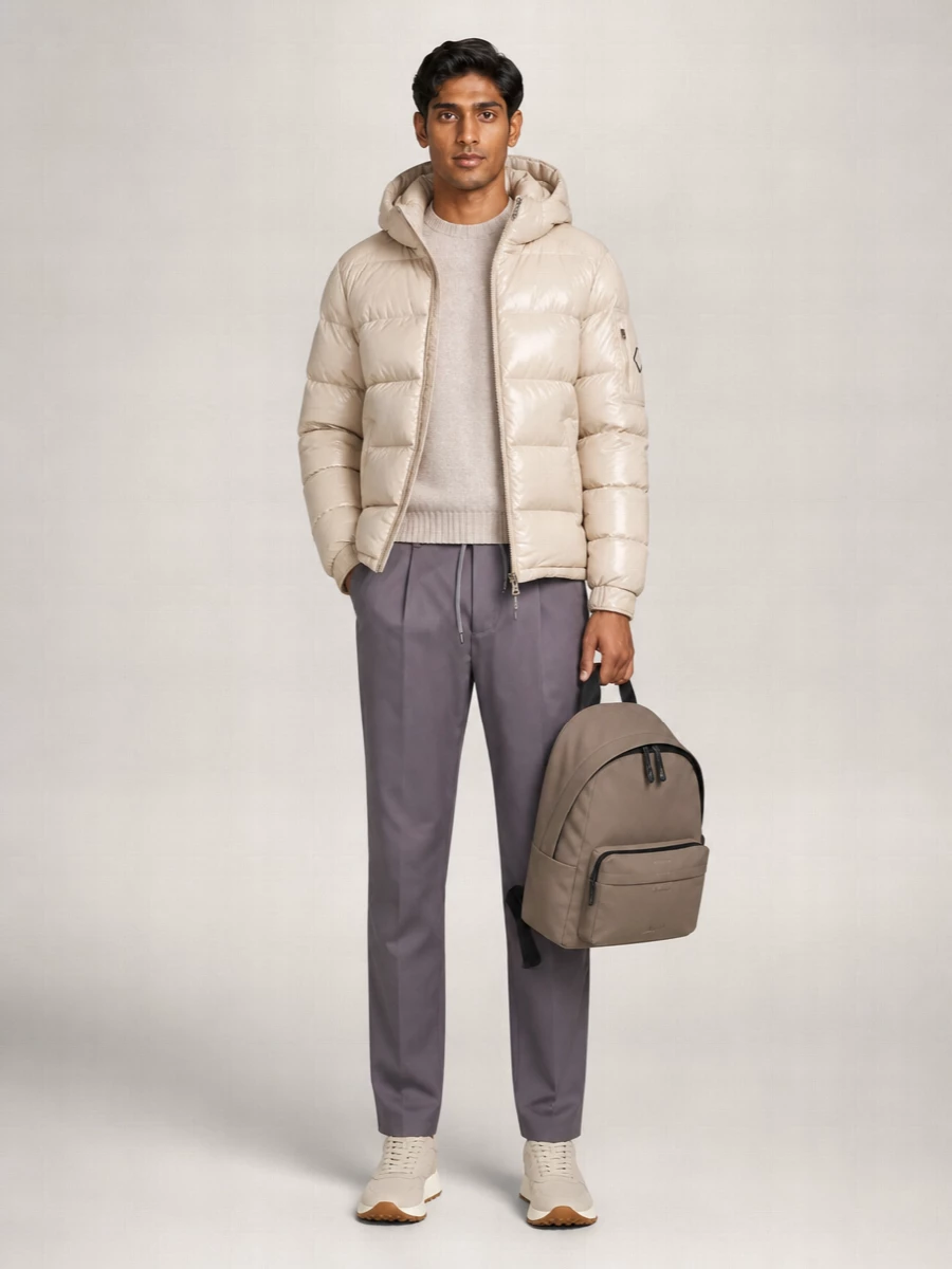 Herno down hooded puffer jacket