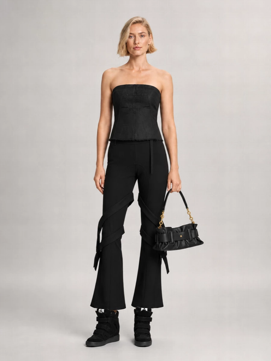 Balmain Anthem Mini Leather Shoulder Bag