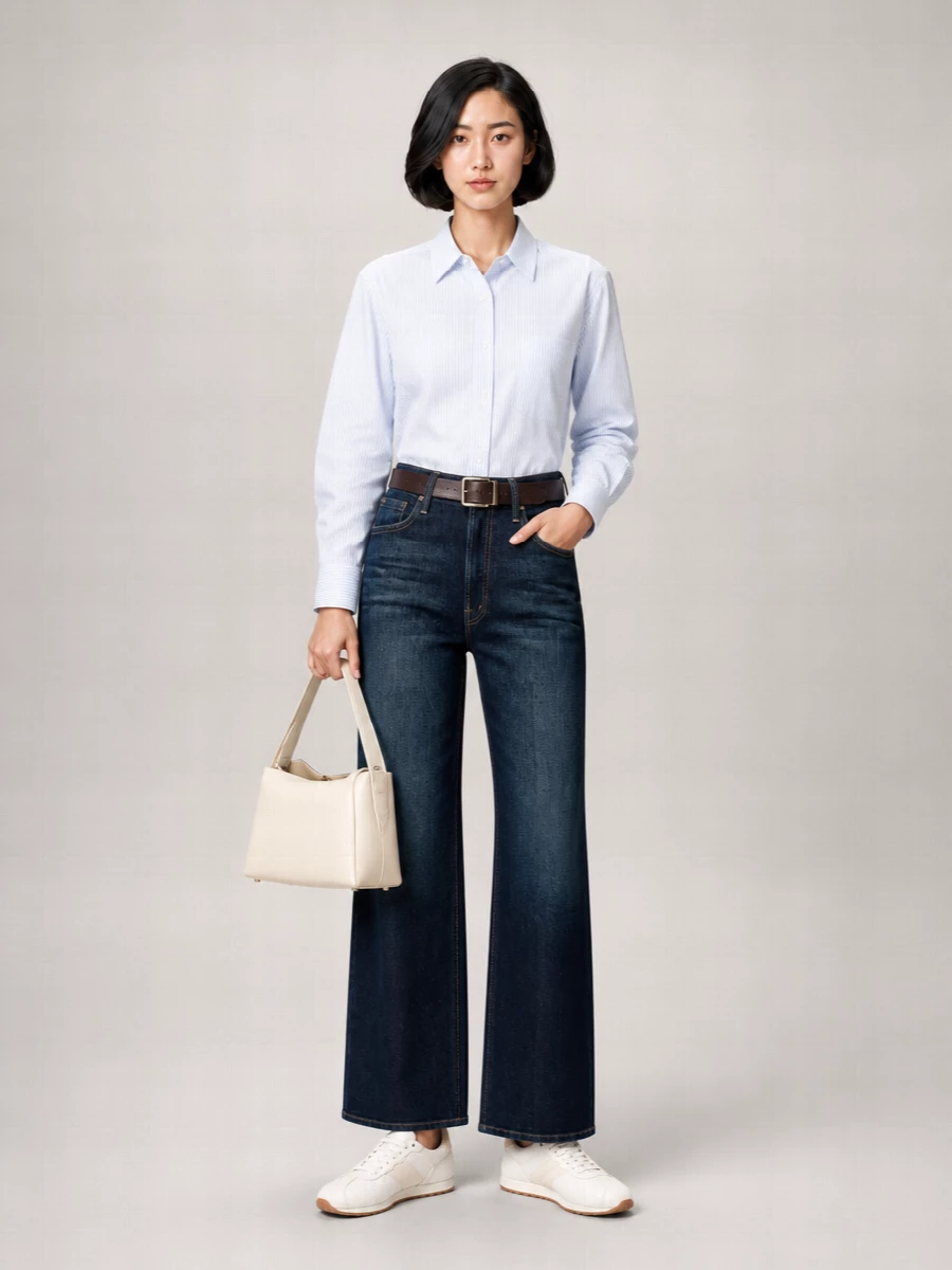 Mother Denim Wide-Leg Jeans