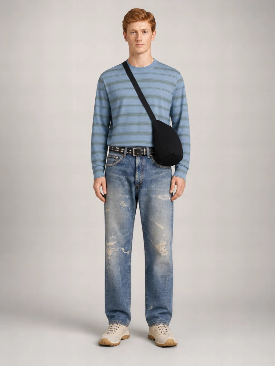Our Legacy Denim Relaxed-Fit Wide-Leg Jeans