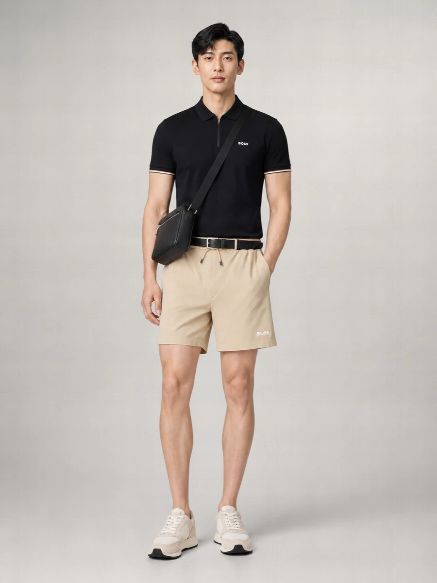 Boss Cotton Regular-Fit Polo Shirt