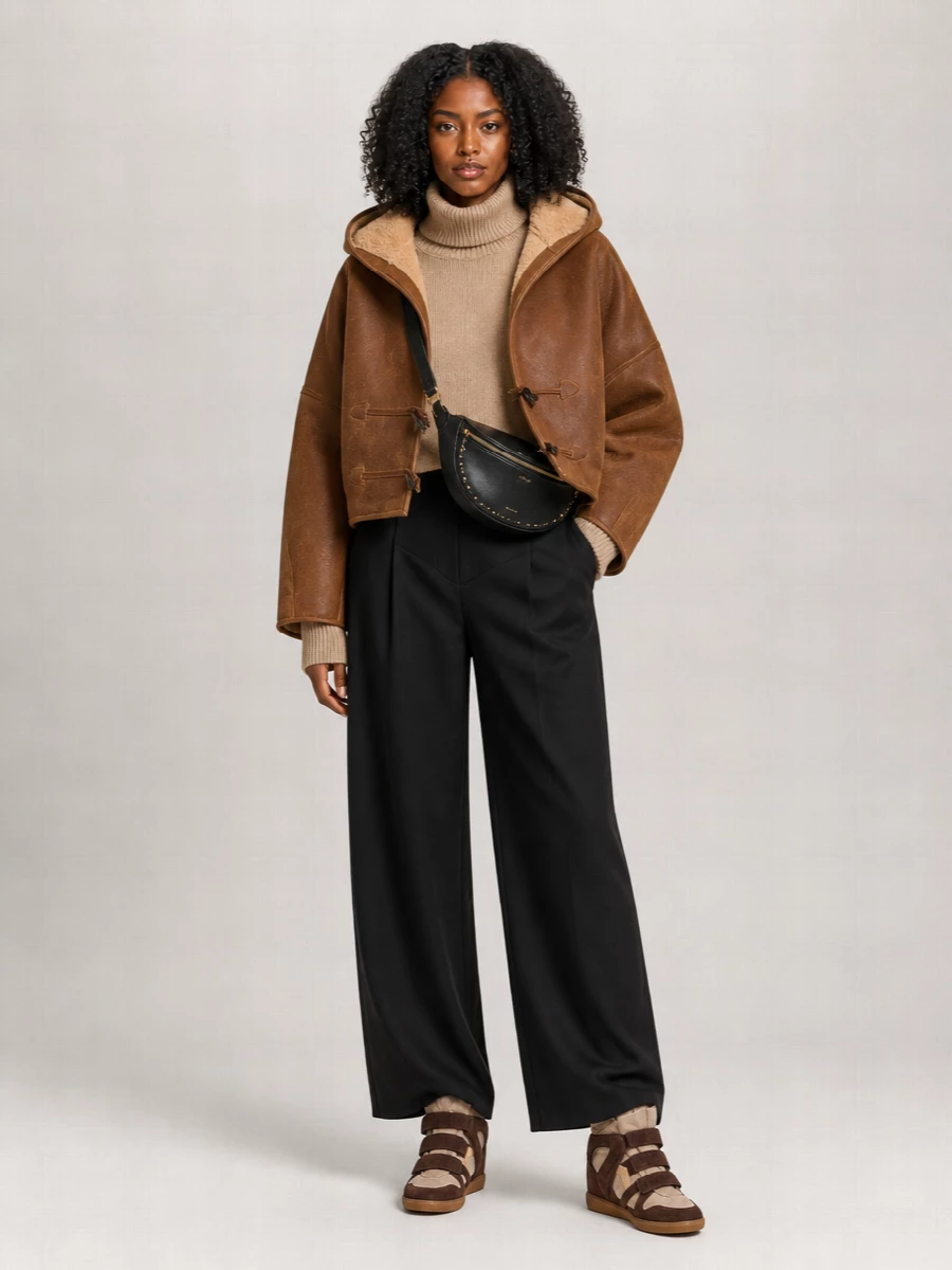 Isabel Marant Skano Leather Belt Bag