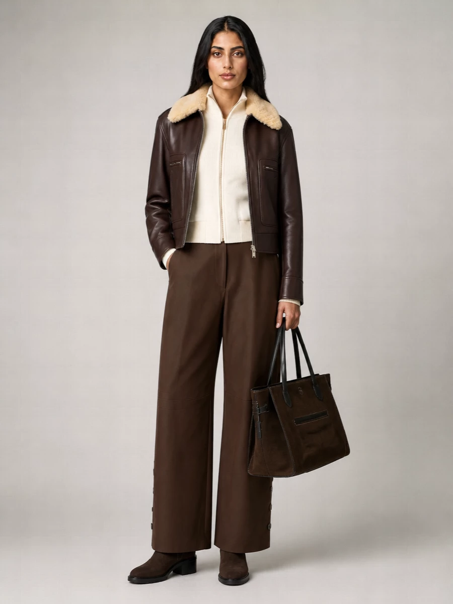 Jw Anderson Loafer Bag Suede Leather Tote Bag